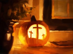 cross pumpkin